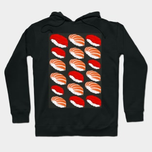 Sushi table - black Hoodie